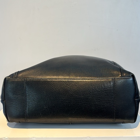 Derek Alexander Black Leather Tote Shoulder Bag - Picture 7 of 14